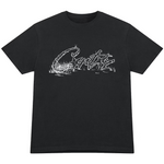 Corteiz Sniper Tee Black t-shirt with unique graphic design.