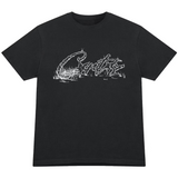 Corteiz Sniper Tee Black t-shirt with unique graphic design.