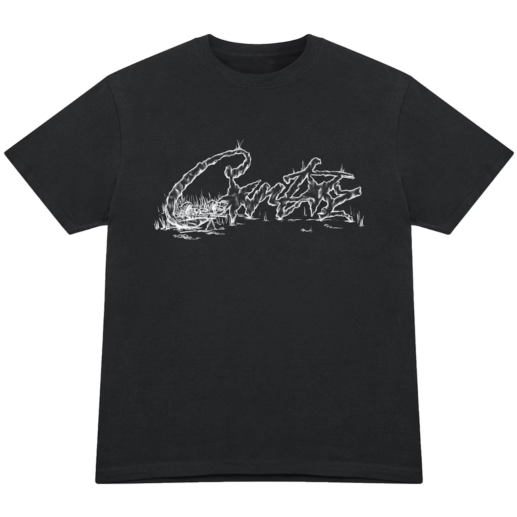 Corteiz Sniper Tee Black t-shirt with unique graphic design.