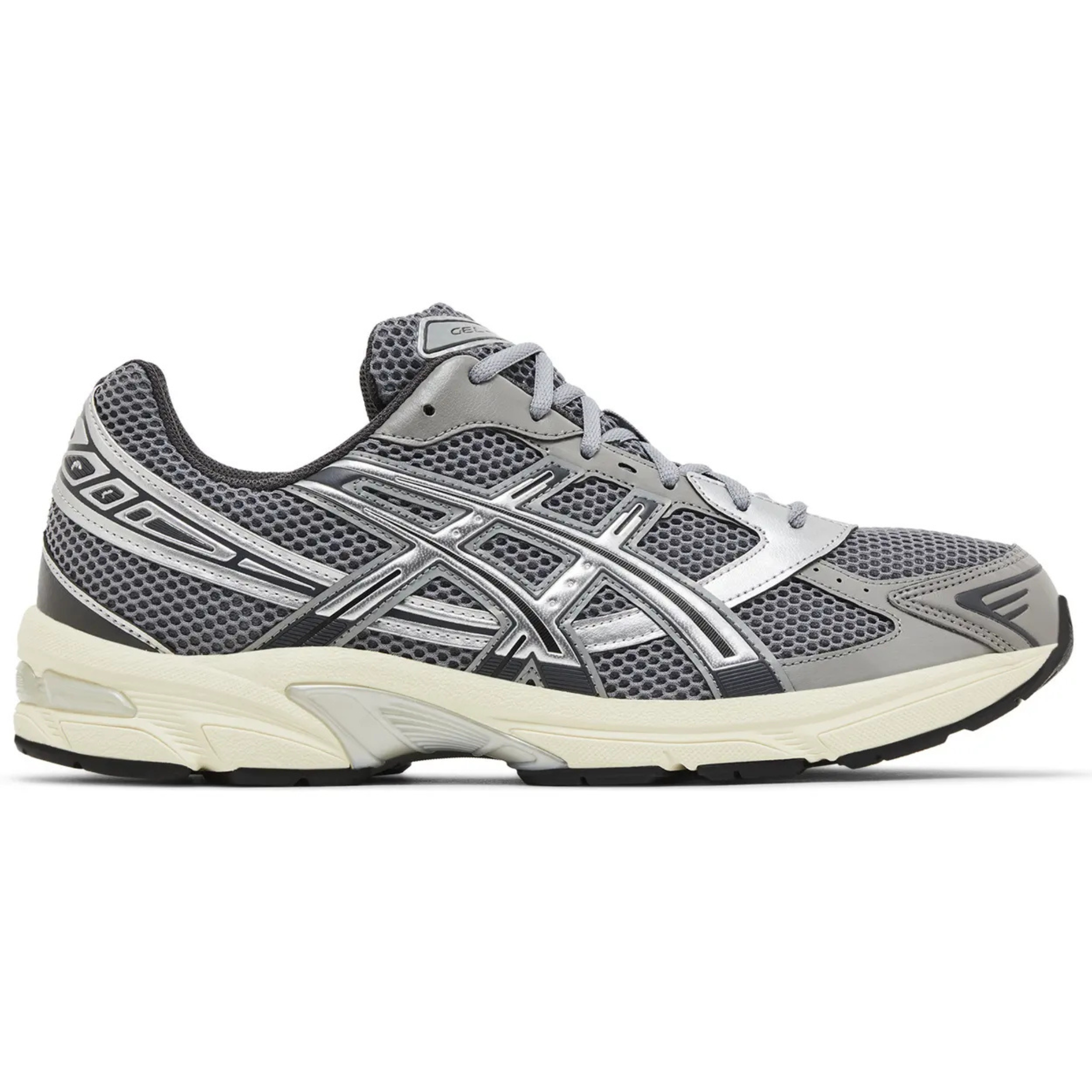 ASICS Gel 1130 Clay Grey Pure Silver sneaker displayed on a white background.
