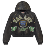 Black Vale Forever Gem zip-up hoodie with front pockets and a hood