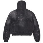 Vale Forever Classico black zip-up hoodie with front pockets and logo detailing