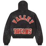 Vale Forever Pluto Clustered Zip Up Black jacket with modern design