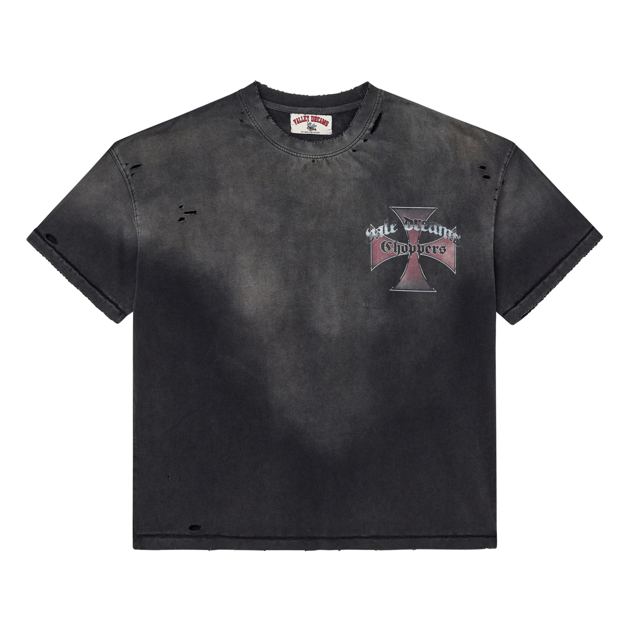 Vale Forever Choppers black t-shirt with bold logo design