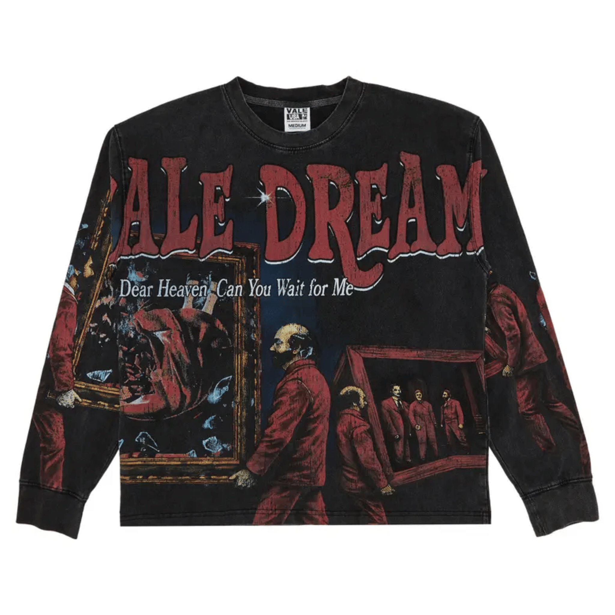 Vale Forever Dear Heavens long sleeve black shirt