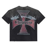 Vale Forever Choppers black tee with bold graphic design