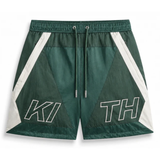 Kith Washed Nylon Turbo Short in Chronicle color SS26 collection