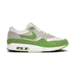 Patta x Air Max 1 Chlorophyll 2024 sneaker in green and white.
