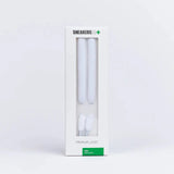 White SneakersER sneaker laces 120cm length and 9mm width in premium quality packaging