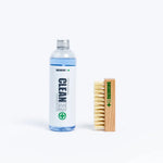 SneakersER Premium Cleaning Duo Kit with 250ml marshmallow scented sneaker cleaner and natural wood brush for all materials