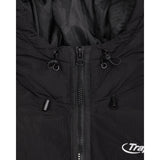 TRAPSTAR HYPERDRIVE HOODED PUFFER JACKET - BLACK