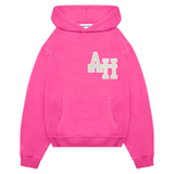 ANNIEHOOD AH COLLEGE HOODY PINK