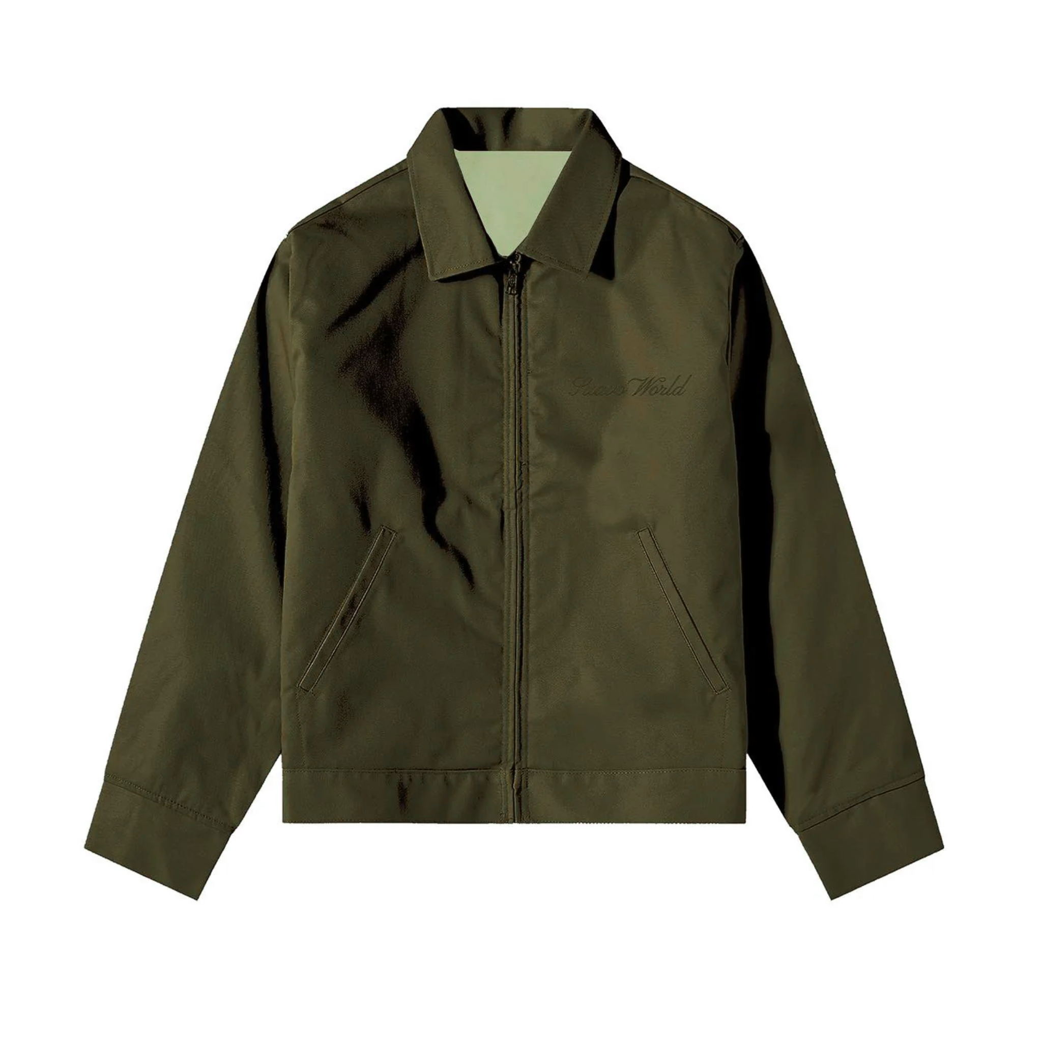 Suavo World Reversible Work Jacket Khaki/Cream