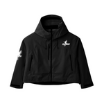 Suavo World Windbreaker Jet Black with logo.