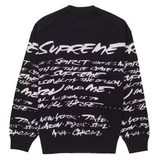 SUPREME FUTURA SWEATER BLACK