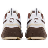 Travis Scott x Zoom Field Jaxx sneakers in Light Chocolate colorway, rear view.