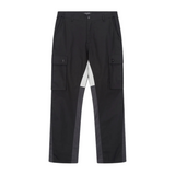 Siarr Flared Cargo Pants Black