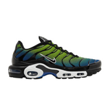 Air Max Plus Racer Blue Volt sneaker with a vibrant design.