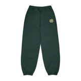 Broken Planet Cuffed Leg Sweatpants in Emerald Green.