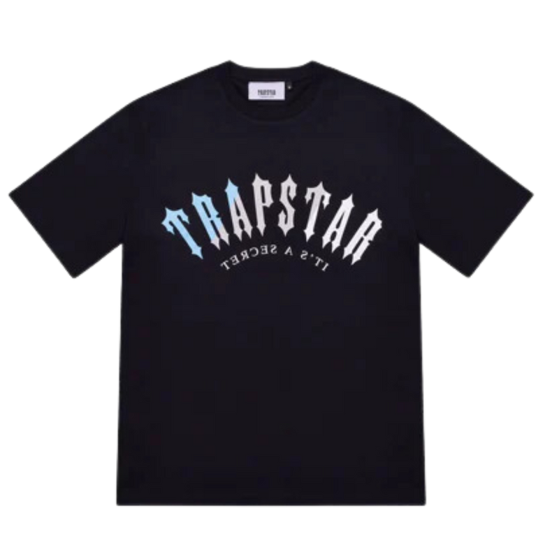 Trapstar Print Tee Black/Light Blue Black