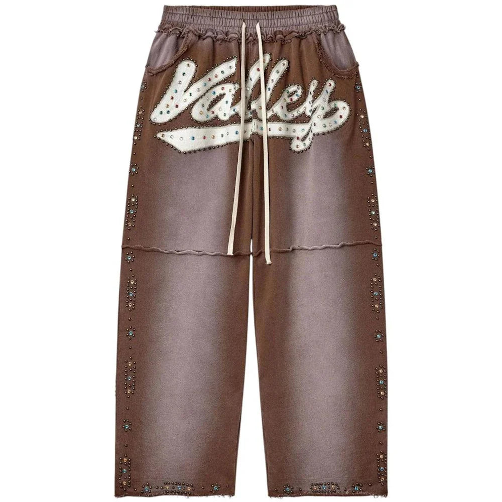 Vale Forever Skittle Sweatpants in brown color