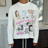 Suavo World Mom I Can Fly Long Sleeve White