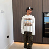 Suavo World Rodeo Long Sleeve White