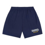 Wildest Dreams navy mesh shorts with elastic waistband and logo detail