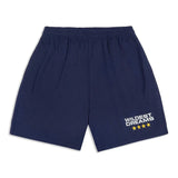 Wildest Dreams navy mesh shorts with elastic waistband and logo detail