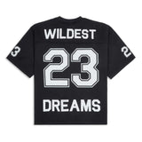 Black mesh jersey with white "Wildest Dreams" text and number 23 on back and sleeves