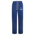 Wildest Dreams Navy Athletic Dept joggers with drawstring waist and printed logo