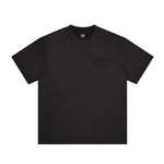 Corteiz Island Knockout Tee black front view with bold logo design