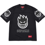 Supreme Spitfire black football jersey front view