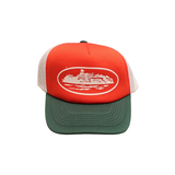 CORTEIZ ALCATRAZ TRUCKER HAT RED/GREEN