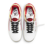 Air Jordan 2 Retro Low SP x Off-White White Varsity Red