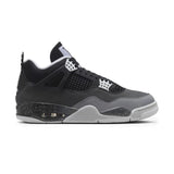Air Jordan 4 Retro GS Fear sneaker in black and grey.
