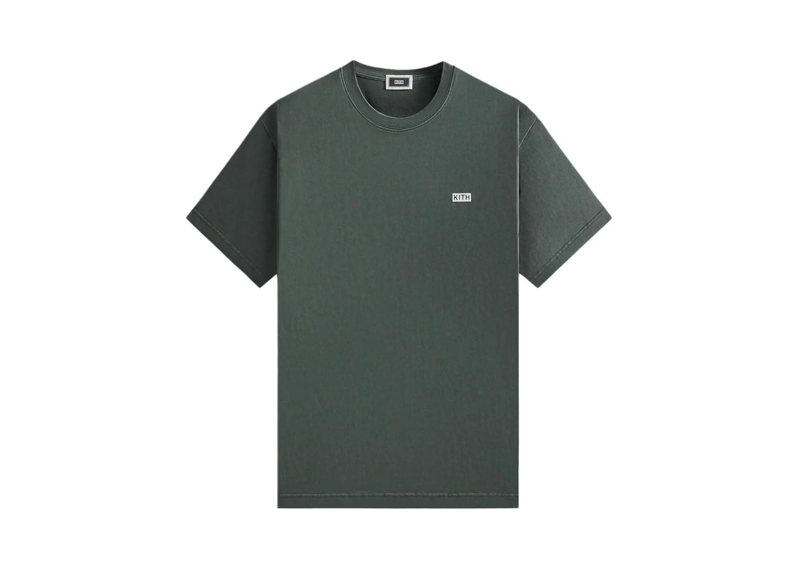 Kith Lax Tee Machine logo on gray shirt