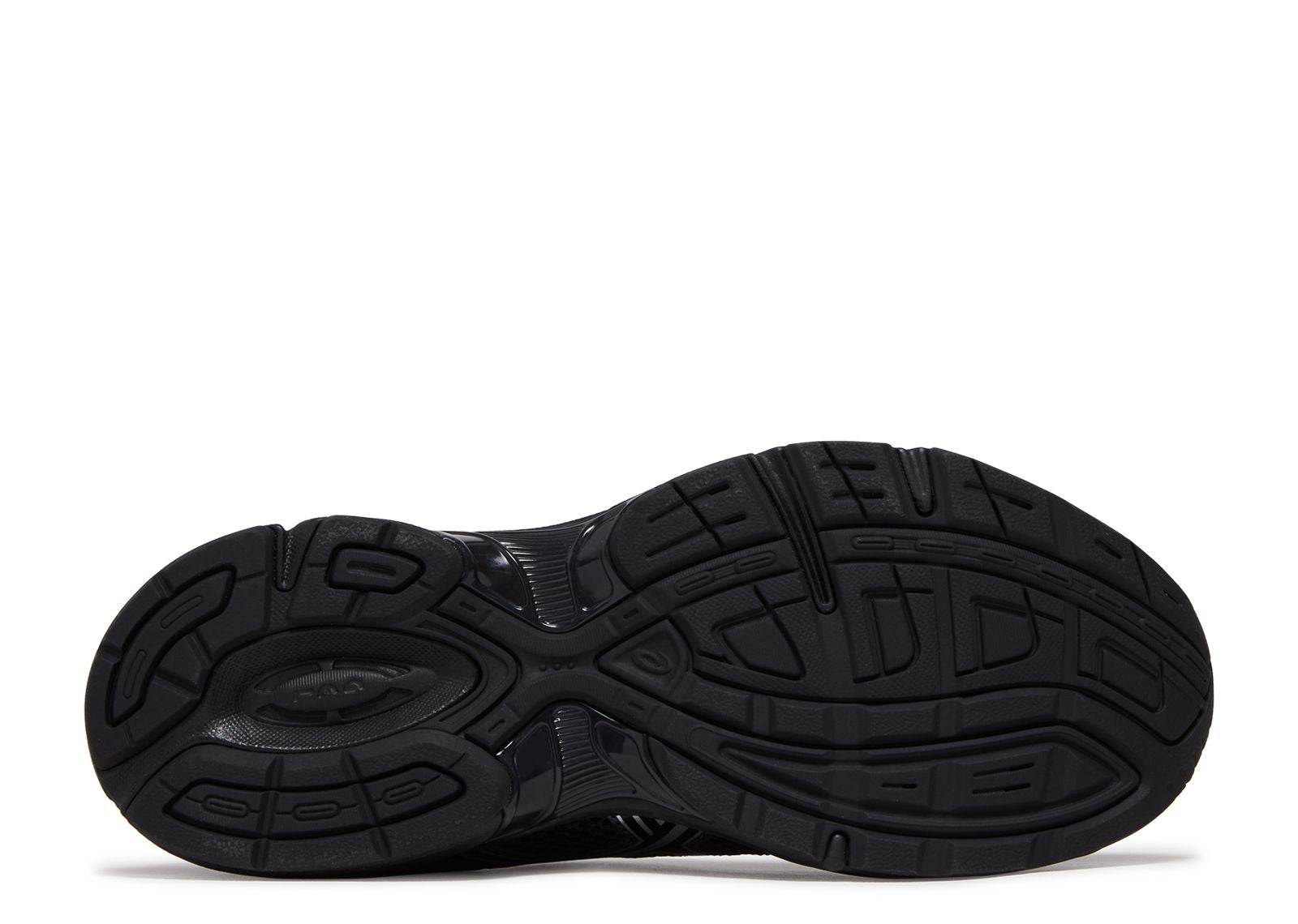 Gel 1130 Black Pure Silver sneaker sole with detailed tread pattern.