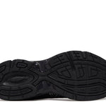 Gel 1130 Black Pure Silver sneaker sole with detailed tread pattern.