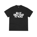 Corteiz BBK Alcatraz black t-shirt with white Boy Better Know text design