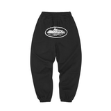 Corteiz OG ALCATRAZ BLACK WHITE SWEATPANTS