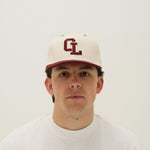 Cherry Location CL Beige Cap on white background