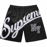 Supreme Big Script Mesh Short Black