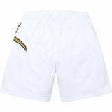 SUPREME BIG SCRIPT MESH SHORT WHITE