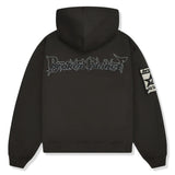 Broken Planet Beware Soot Black Hoodie