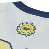 Broken Planet Football Jersey White Blue