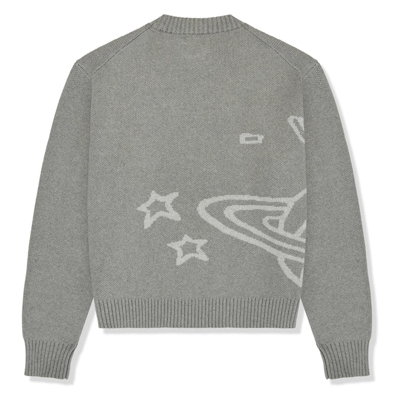 Broken Planet Heather Grey Knit Sweater – 1LUX