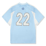 Broken Planet Market Football Jersey Light Blue