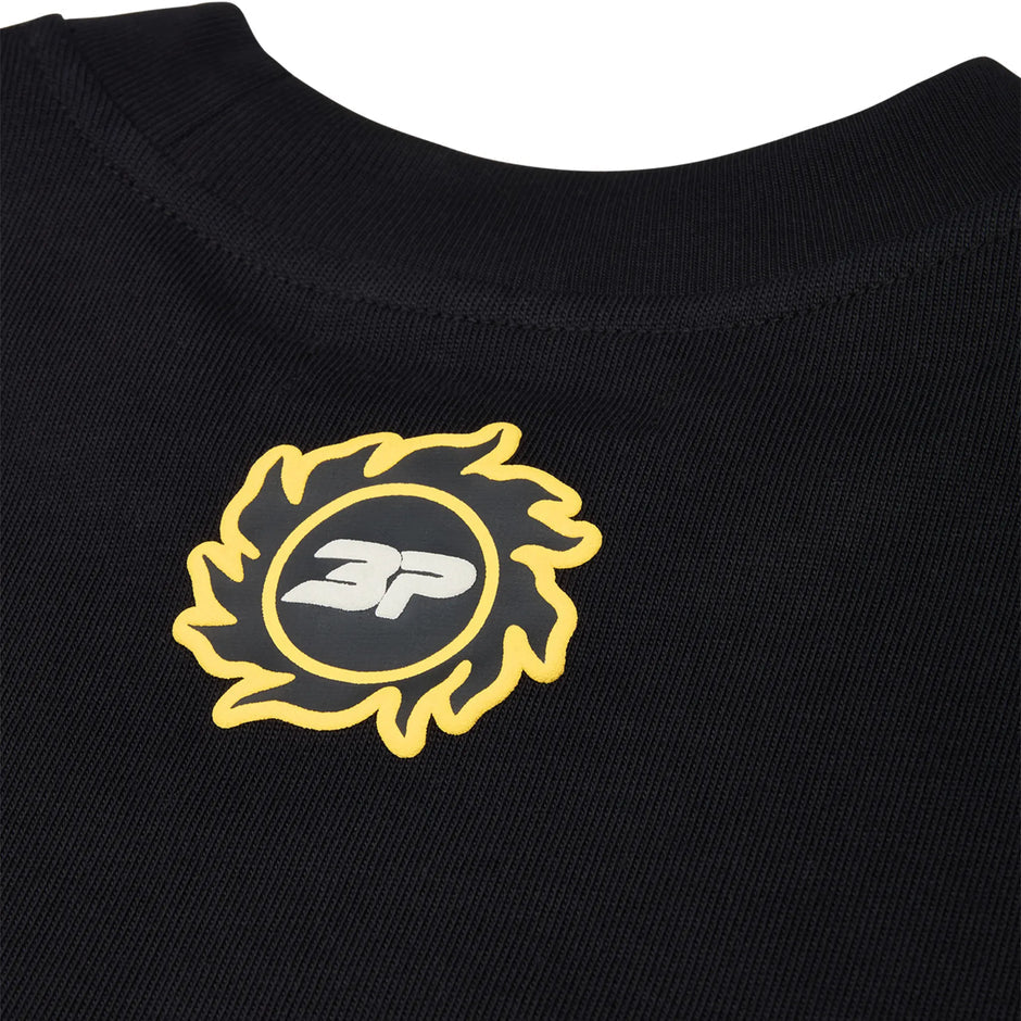 Broken Planet Luv My Planet Midnight Black T-Shirt with logo design.
