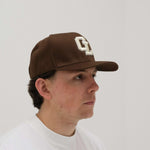 Cherry Location CL Brown Cap on textured background